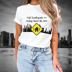 new york city earthquake tee shirt, gift for new yorker, nyc 4.8 earthquake t shirt, 2024 april earthquake t-shirt