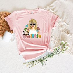 little swiftie shirt,flower taylor girls shirt,first concert outfits,retro floral little swiftie shirt