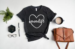 mom life heart shirt, mama heart shirt, custom mommy shirt, personalized mom tee, mother's day t-shirt