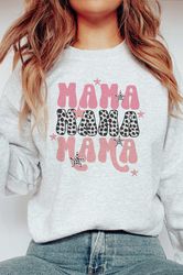 retro mama graphic sweatshirt, mother's day shirt, mother's day sweatshirt, mother's day gift, gift for mom, mom life, m