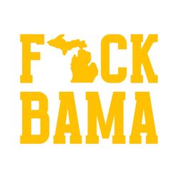 michigan fck bama svg cricut digital download