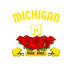 michigan 2024 rose bowl champions svg digital download