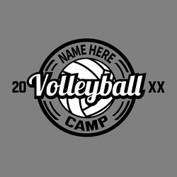 volleyball camp svg digital download files