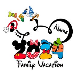 custom disney 2024 family vacation svg digital download files