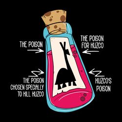 retro the poison for kuzco disney villains svg