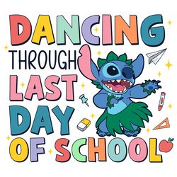 stitch dancing through last day of school png