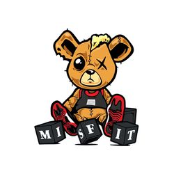 misfit teddy svg,love teddy bear svg, cute bear svg, teddy bear vector, teddy bear digital, teddy svg,teddy bear shirt,