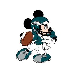 mickey mouse philadelphia eagles football svg