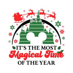 its the most magical time of the year disney castle svg