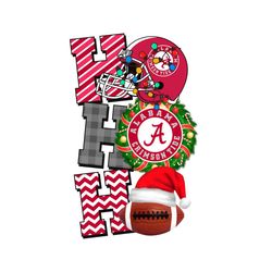 alabama crimson tide football christmas png