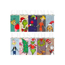 vintage christmas grinchmas eras tour png