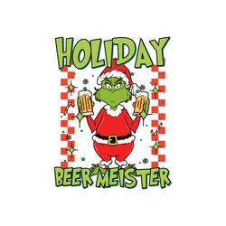 retro holiday beer meister svg