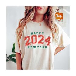happy new year 2024 png, hello 2024, sublimation design png, in my new year era png, trendy png, 2024 png, retro groovy