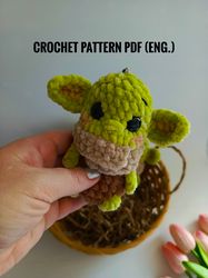 baby green alien crochet pattern