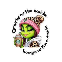 green mean girl grinchy on the inside png