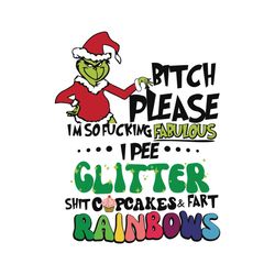 grinch im so fucking fabulous svg