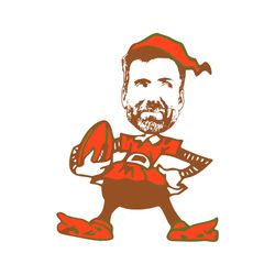 joe flacco brownie the elf cleveland browns nfl svg