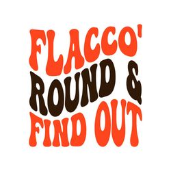 flacco round and find out cleveland browns svg