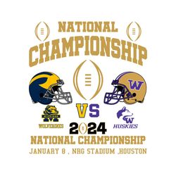 national championship wolvernies vs huskies ncaa svg