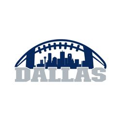 dallas football skyline svg digital download