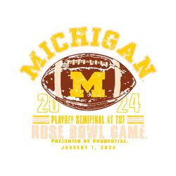 michigan playoff semifinal at the rose bowl game svg