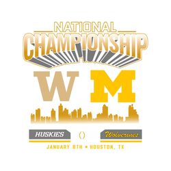 national championship washington huskies vs michigan wolverines svg