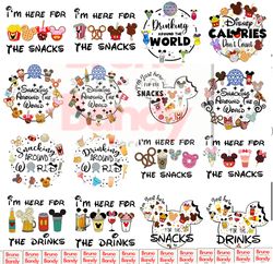 snacking around the world bundle png svg, drinks and foods svg, snackgoal svg, snack vacation svg, vacay mode svg, magic