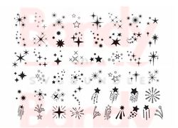 sparkle svg, stars sparkle svg, sparkle svg cut files for cricut, sparkle cut files, sparkle clipart