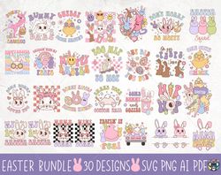 easter svg bundle, easter png bundle, easter svg, happy easter svg, easter bunny svg, retro easter designs svg, easter f