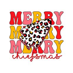 merry chiefsmas leopard kansas city chiefs logo svg