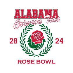 alabama crimson tide football rose bowl 2024 svg