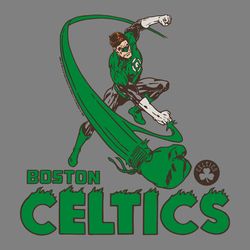 comics the green lantern x boston celtics basketball team