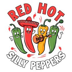 music band red hot silly peppers svg digital download files