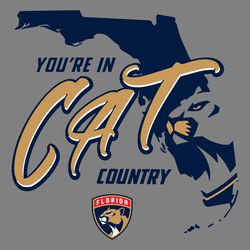 florida panthers cat country svg digital download