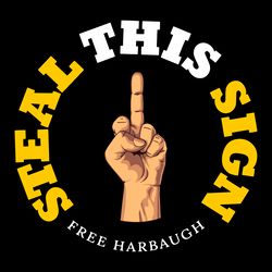 middle finger michigan sign stealing free harbaugh svg