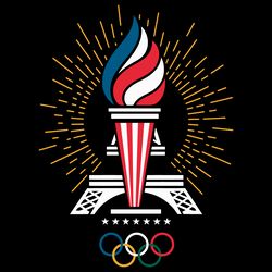 usa team paris olympics 2024 svg digital download files