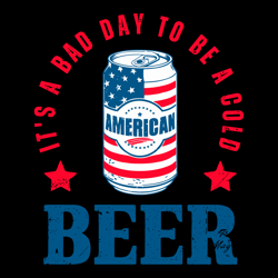 retro its a bad day to be a cold beer svg