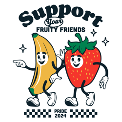 support your fruity friends est 2024 svg