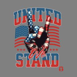 united we stand american flag png digital download files