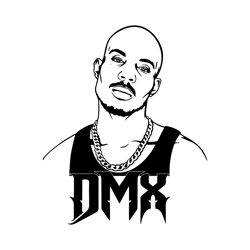 dmx svg png cricut clipart file. earl simmons dmx rapper svg files for t-shirts. hip hop