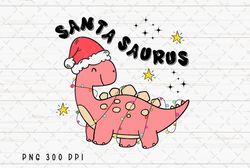 retro santa dinosaur png file, merry christmas sublimation, dino png, girl christmas png, santa png, kids design, instan