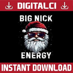 png only funny santa big nick energy santa face png, merry christmas men png, christmas png, digital download