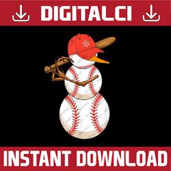 png only baseball snowman balls snow christmas xmas png, christmas baseball png, christmas png, digital download