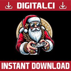 png only boys christmas video game santa gamer xmas png, christmas gaming png, christmas png, digital download