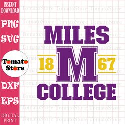 miles college svg, hbcu svg, hbcu teams svg, hbcu football svg, sport bundle svg, clipart, png