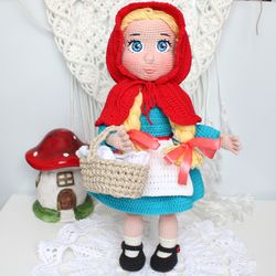 little red riding hood doll crochet pattern pdf in english amigurumi doll crochet tutorial