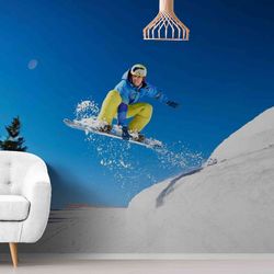 wall murals photo wallpaper - rider flying