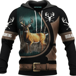 moose hunting all over print hoodie zip hoodie fleece hoodie 3d, moose hunting hoodie zip hoodie 3d 74