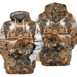 deer hunting all over print hoodie zip hoodie fleece hoodie 3d, deer hunting hoodie zip hoodie 3d 59