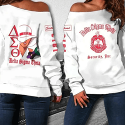 woman flower delta sigma theta women off shoulder, african women off shoulder for women